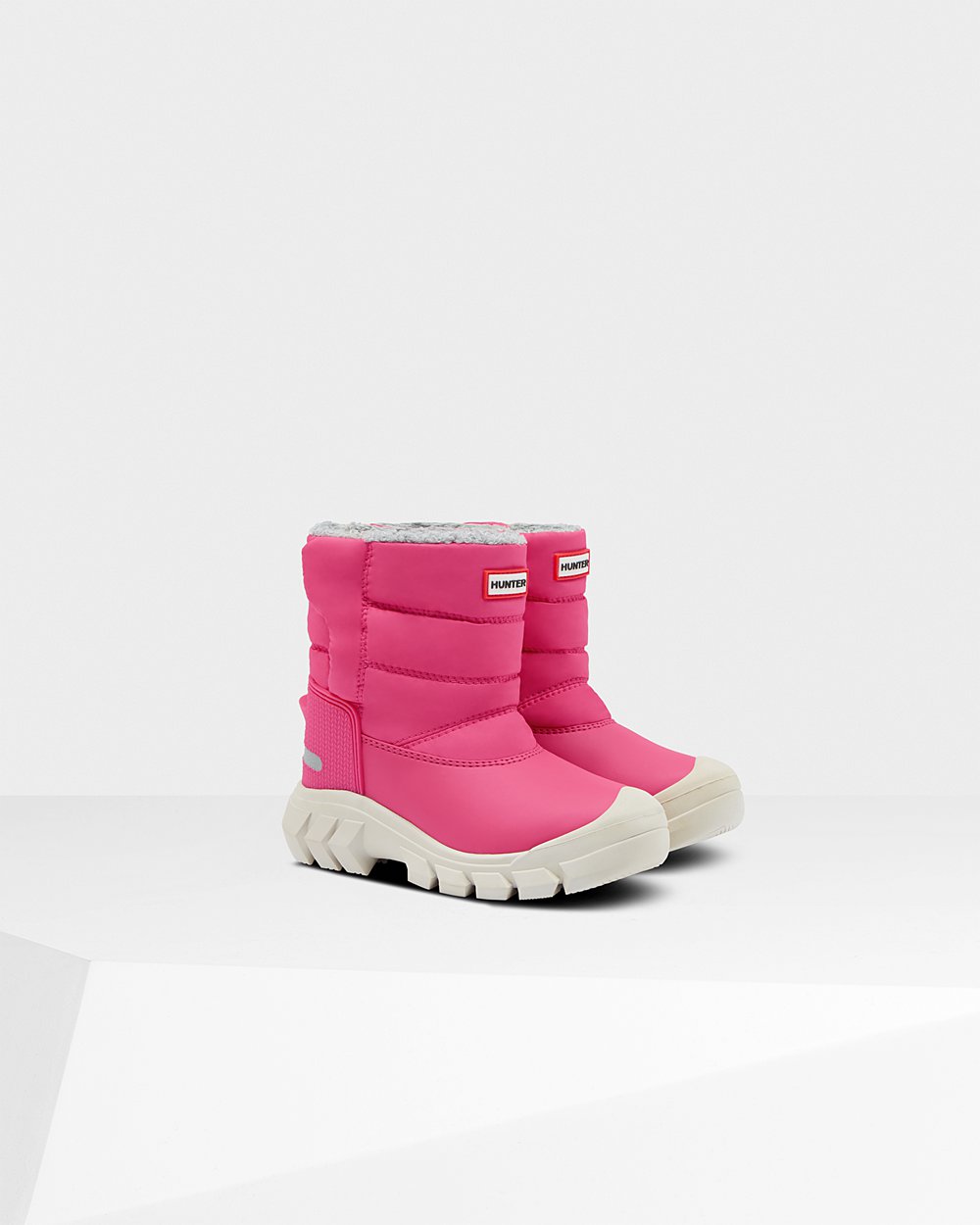 Snow Boots Kinderen - Hunter Original Little Insulated - Licht Roze - 43BZECMWK